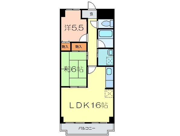 メゾンアルモニーの物件間取画像